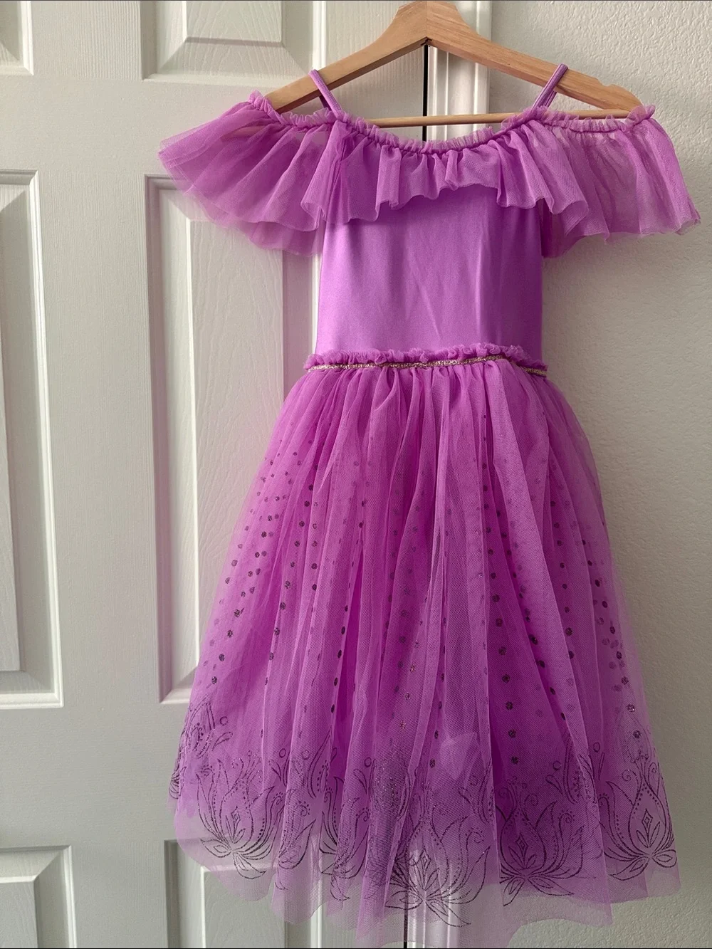 Purple Princess Jasmine Tulle Costume Dress for Kids